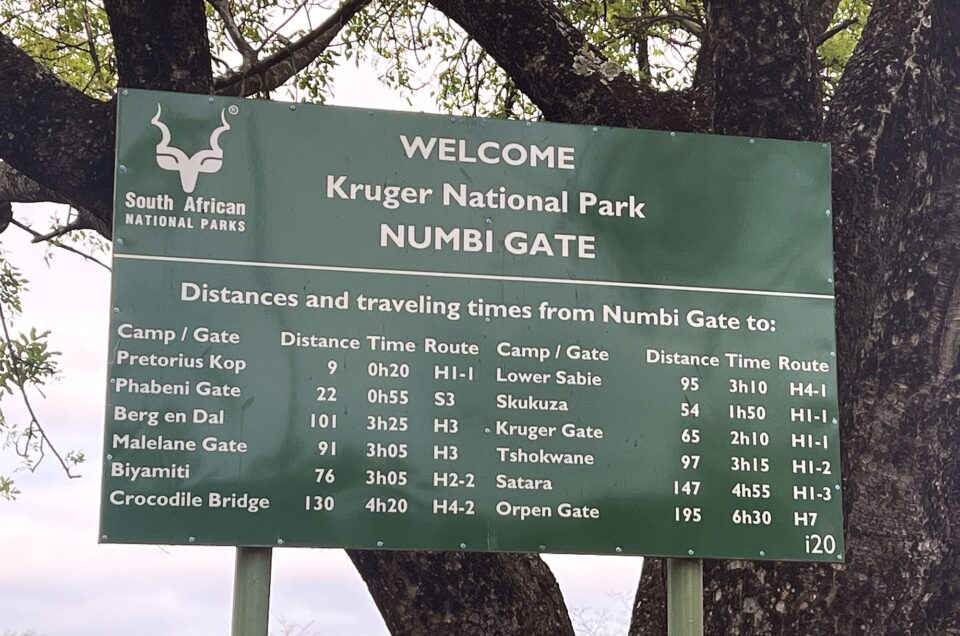 I Restcamp nel Kruger National Park