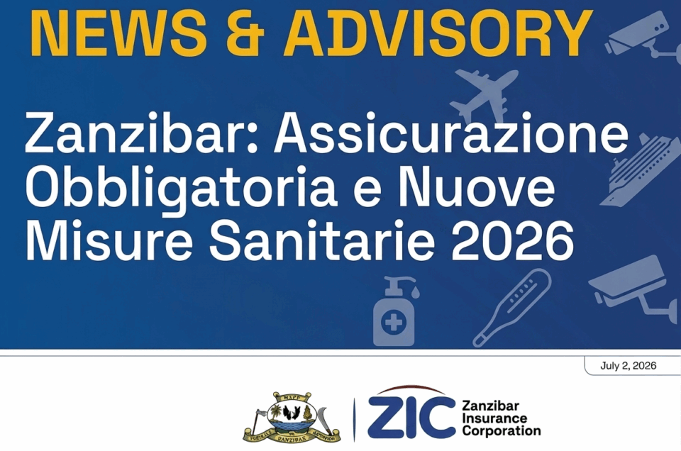 Zanzibar: Assicurazione Obbligatoria e Nuove Misure Sanitarie